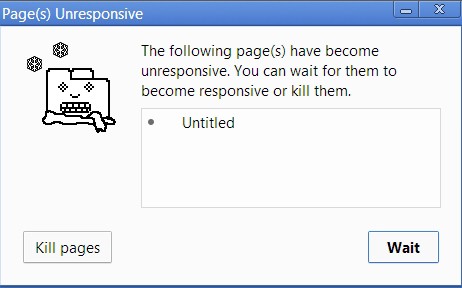 Page Unresponsive